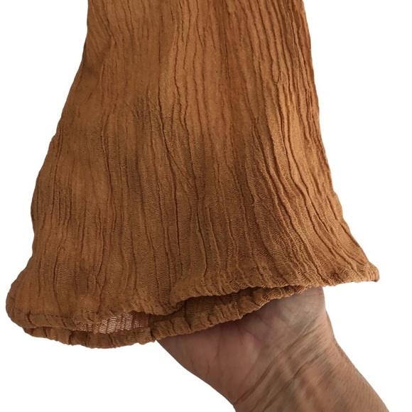 Savannah Morrow Amarillo Top In Sandstone Tie Front Size XL - Picture 4 of 11